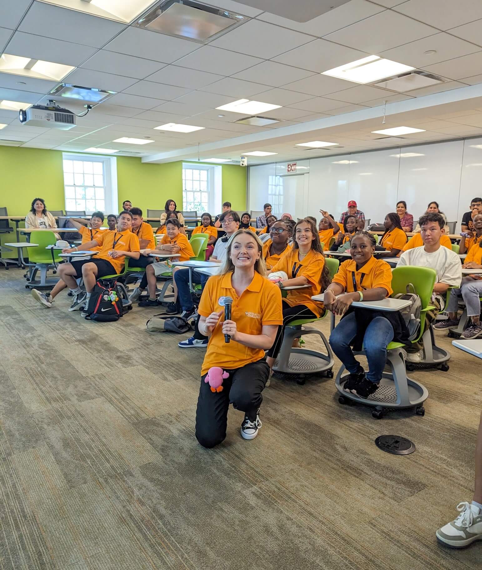 Happy Owlypia students celebrating their achievements