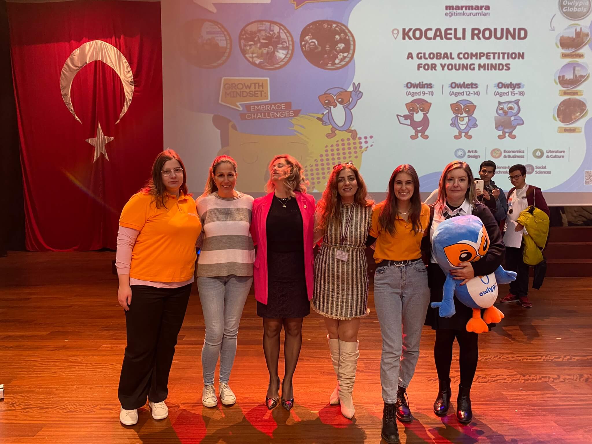 Family engaged in learning together