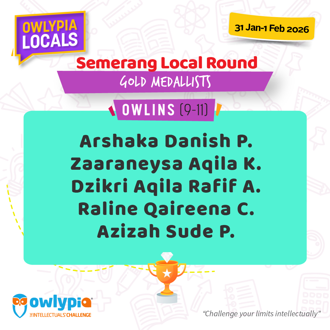 Owlypia competition results showing student achievements and awards ceremony