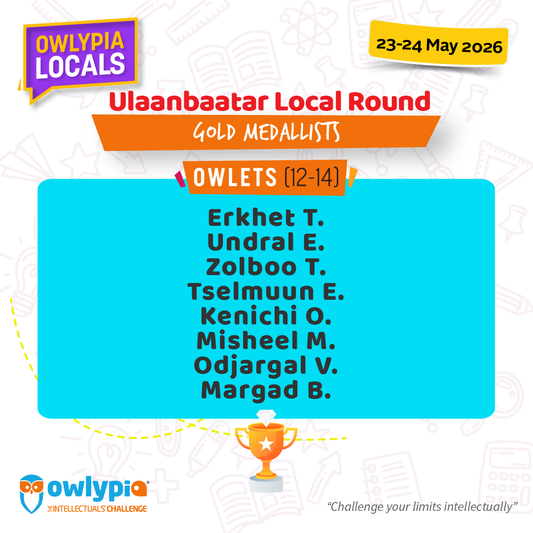 Owlypia competition results showing student achievements and awards ceremony